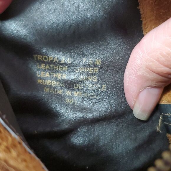 Steve Madden Womans Tropa Leather Lace Up, Round Toe Boot, 7.5 - Picture 9 of 10